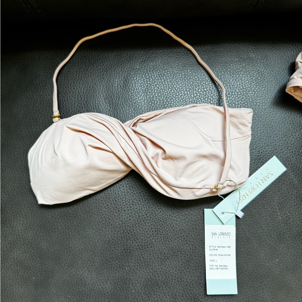 San Lorenzo Pink Bandeau Intimates